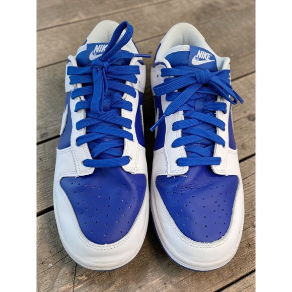 Men\'s Nike Dunk Low Racer Blue White Athletic Shoes/Sneakers Size 10 - DD1391-40 main image 4
